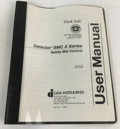 DATA INSTRUMENTS/HONEYWELL 3SMC-BXQD4H-1 DETECTOR  SAFETY MAT CONTROL7