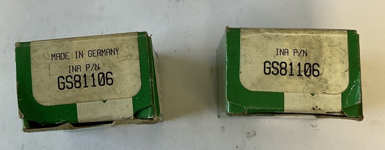 INA GS81106 THRUST BEARING WASHER ***LOTOF2***0