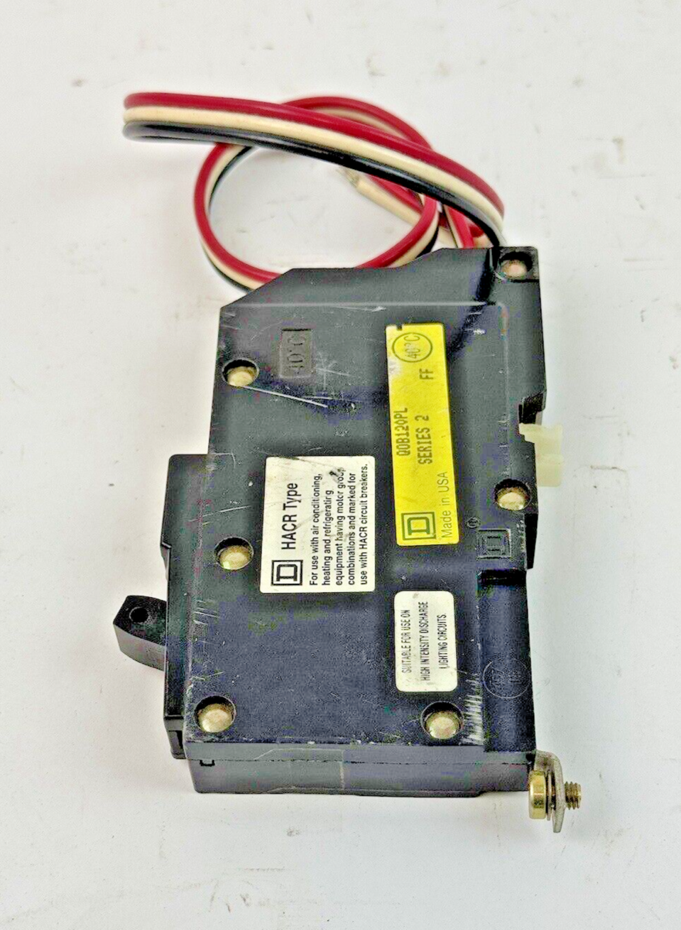 SQUARE D - QOB-PL - REMOTE CONTROLLED CIRCUIT BREAKER - 1 POLE/20A/240VAC/QOB6