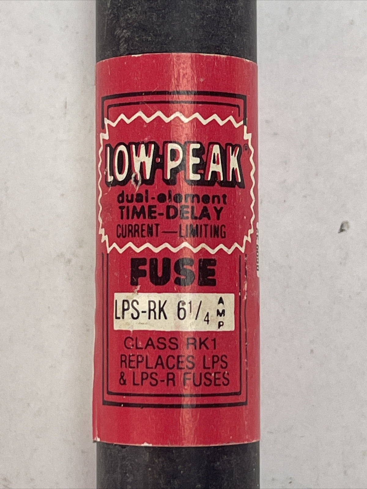 COOPER BUSSMANN LPS-RK-6 1/4 LOW-PEAK DUAL ELEMENT FUSE 600VAC 6-1/4A(LOT OF 10)2