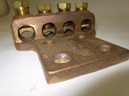 DOSSERT H4L50-4N 4-CONDUCTOR BRONZE BOLTED CABLE TERMINAL - 230kV - NEW SURPLUS2