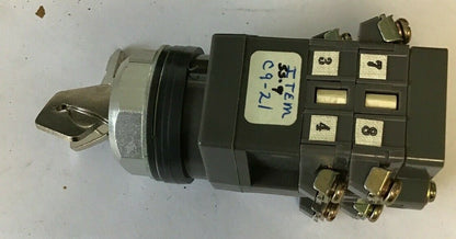 GOULD C9-21 KSS3 SELECTOR SWITCH 2POS 90DEGREE4