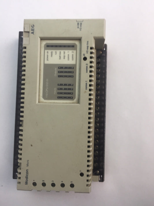 MODICON 110CPU51201 CPU MODULE 115VAC 50/60HZ 0.3A0