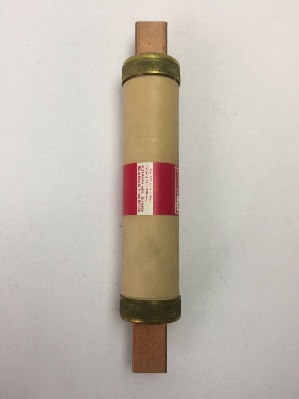 BUSSMANN RES90 SUPER-LAG RENEWABLE FUSE 90AMP 600V6