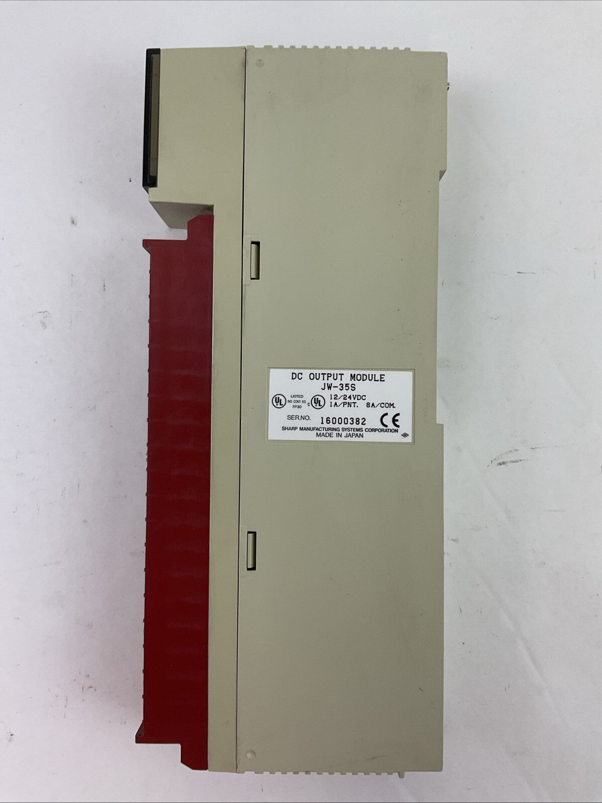 SHARP JW-35S DC OUTPUT MODULE 12/24VDC 1A/PNT. 8A/COM.2