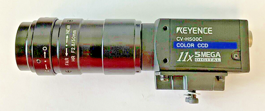KEYENCE CV-H500C DIGITAL CAMERA 11X HR F2.8/50MM0