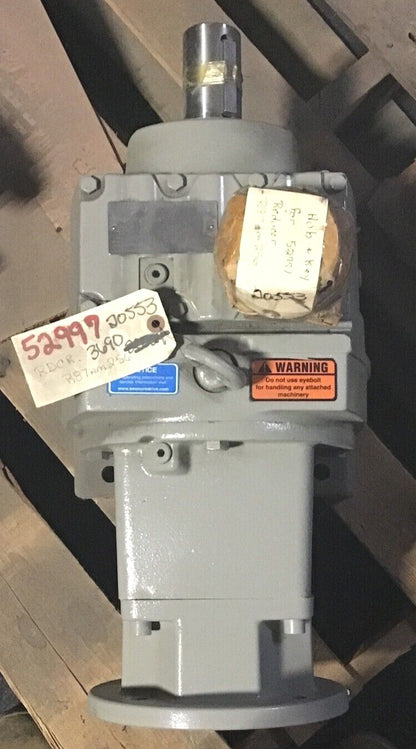 SEW EURO-DRIVE R87AM254/256 GEAR REDUCER 17.08 RATIO TORQUE 123010