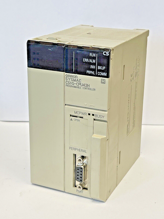 OMRON - CS1G-CPU42H - SYSMAC PROGRAMMABLE CONTROLLER - CPU UNIT0