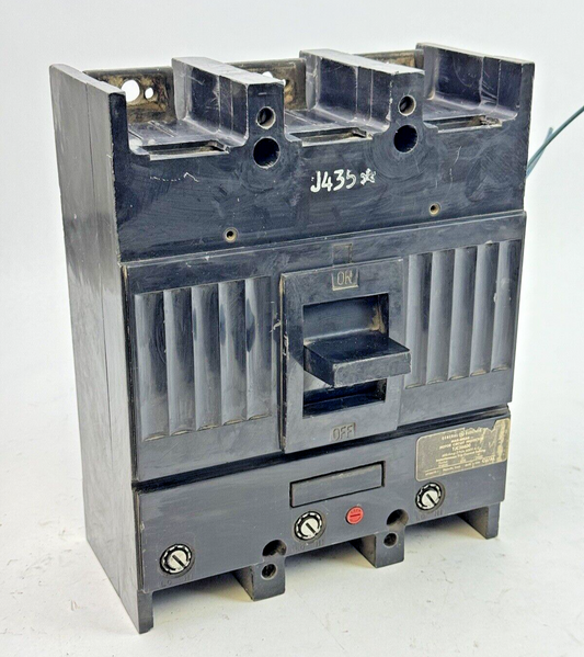 GE - TJC36600 - CIRCUIT BREAKER W/ 600 A TRIP & UV RELEASE - 3POLE/600VAC/600A0