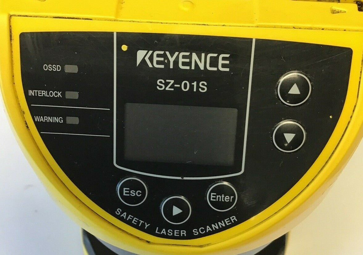 KEYENCE SZ-01S SAFETY LASER SCANNER 24VDC 9.5W 2