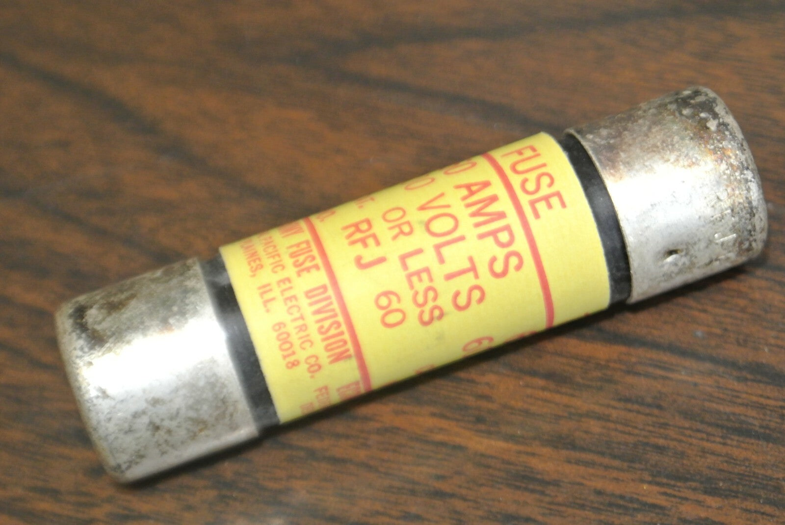 LOT of 4 / ECONOMY RFJ60 SEMICONDUCTOR FUSE / 60A / 600V / NEW SURPLUS0