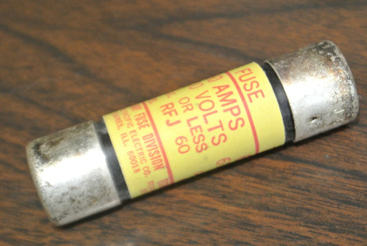 LOT of 4 / ECONOMY RFJ60 SEMICONDUCTOR FUSE / 60A / 600V / NEW SURPLUS0