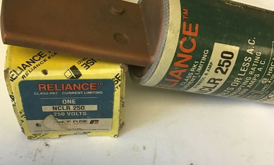 RELIANCE NCLR 250 FUSE 250A CLASS RK1 CURRENT LIMITING 250VAC0
