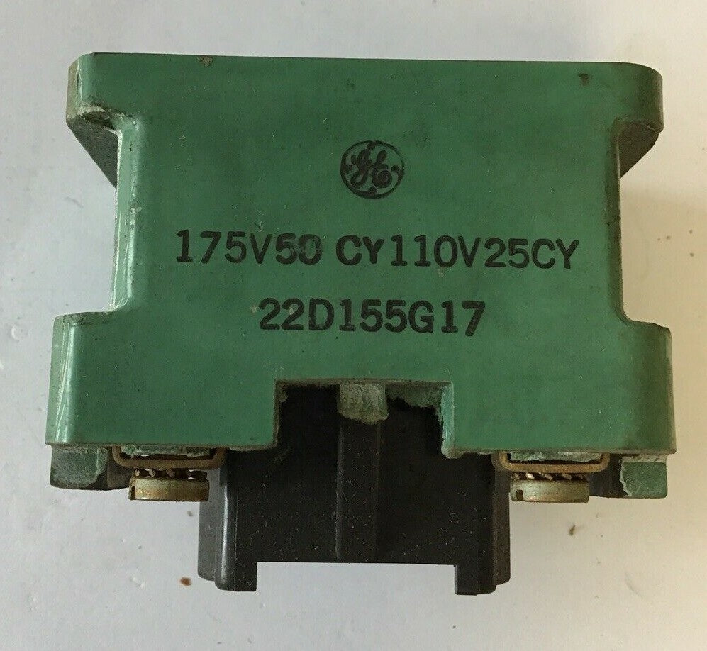GENERAL ELECTRIC 22D155G-17 COIL RENEWAL 175V50CY 110V25CY0