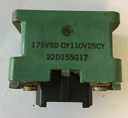 GENERAL ELECTRIC 22D155G-17 COIL RENEWAL 175V50CY 110V25CY0