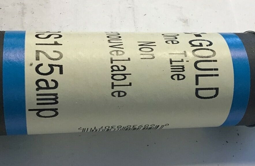 GOULD NRS125 ONE TIME FUSE 125A 600VAC 10KA4