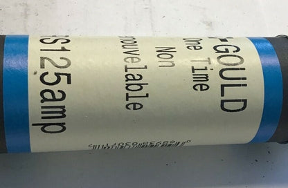 GOULD NRS125 ONE TIME FUSE 125A 600VAC 10KA4