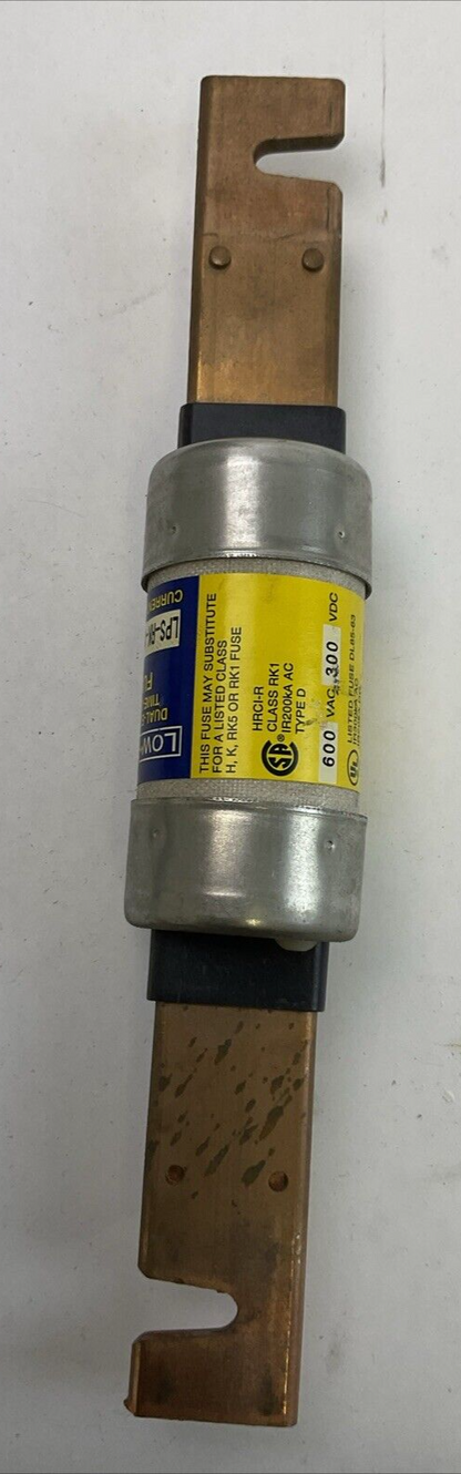 BUSSMANN LPS-RK-150SP LOW-PEAK DUAL-ELEMENT TIME DELAY FUSE 600VAC 300VDC 150AMP4