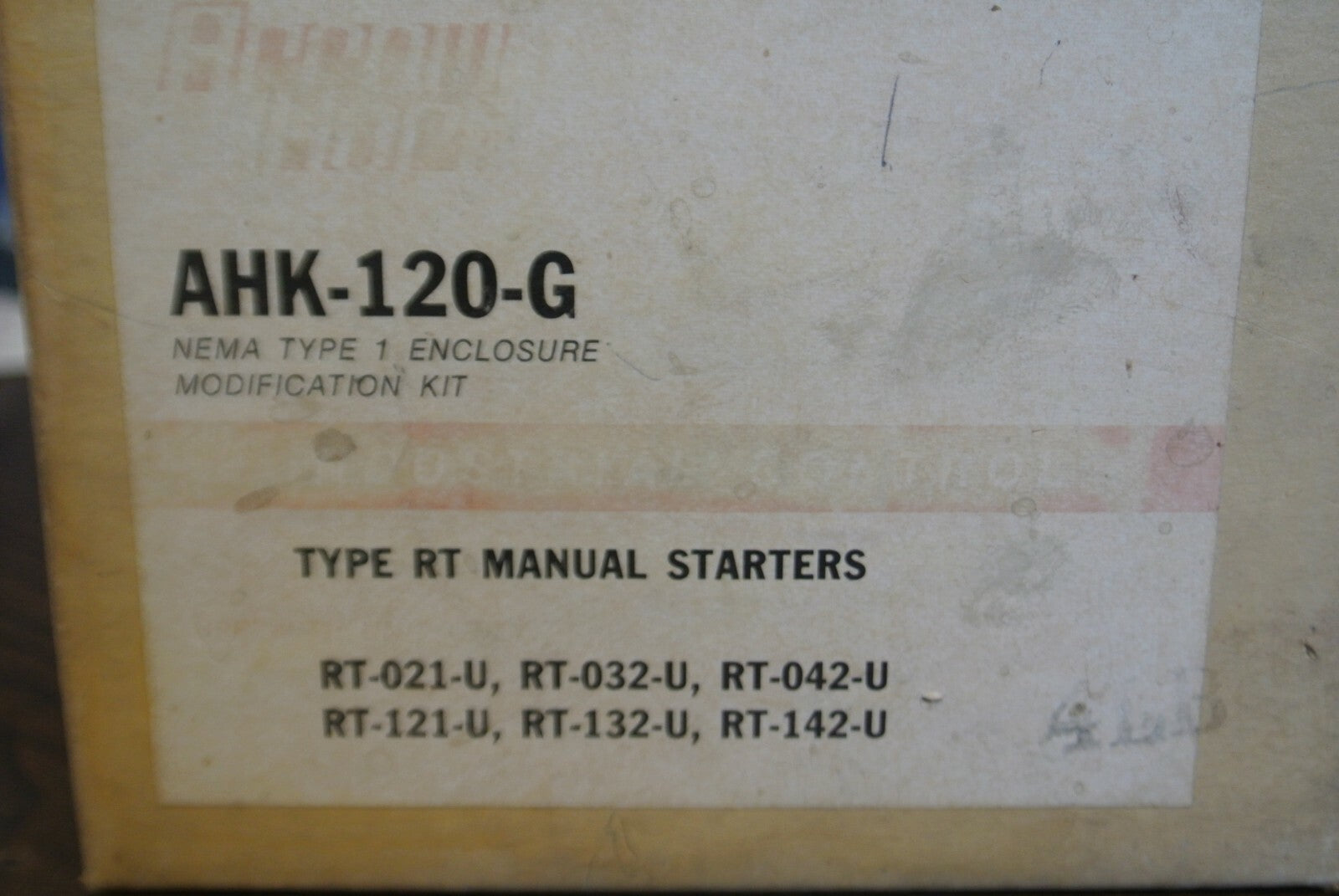 ARROW-HART AHK-120-G NEMA TYPE 1 ENCLOSURE for STARTERS / NEW SURPLUS1