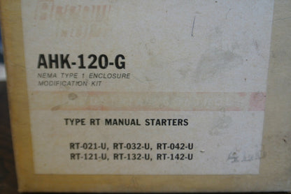 ARROW-HART AHK-120-G NEMA TYPE 1 ENCLOSURE for STARTERS / NEW SURPLUS1