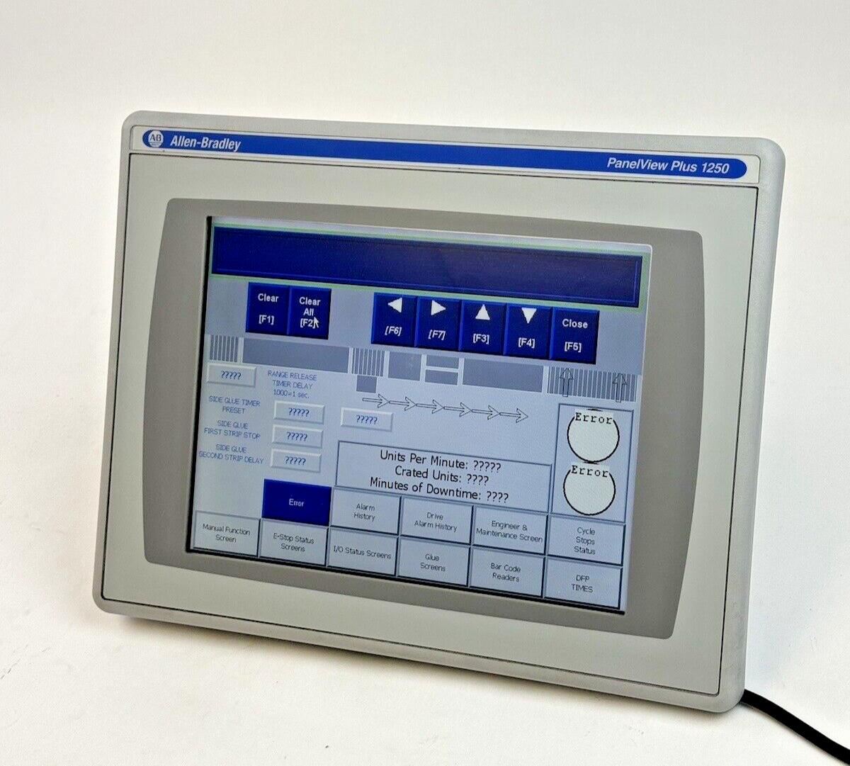 ALLEN-BRADLEY - 2711P-T12C4D8 SER. A - PANELVIEW PLUS 1250 ASSEMBLED TERMINAL0