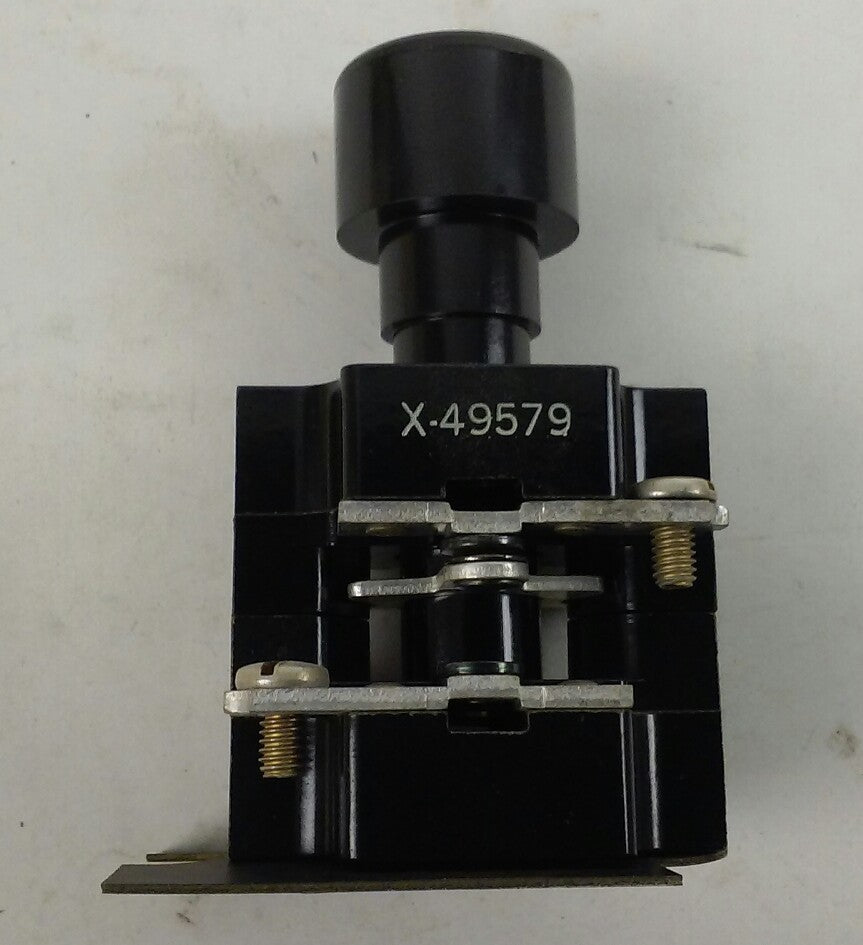 New Allen-Bradley 1NO 1NC Black Push Button Unit for Bulletin 800H, X-49579 1