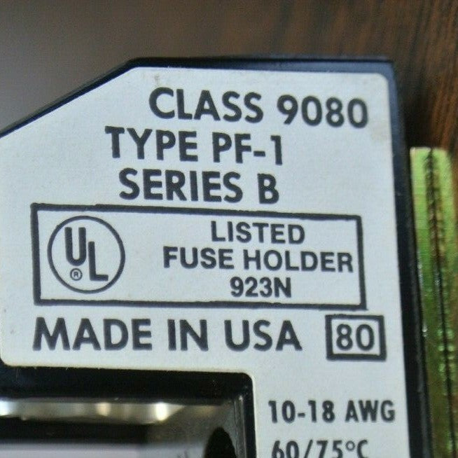 SQUARE D CLASS 9070 AP-1 FUSE BLOCK ASSEMBLY  30A / 250V / NEW SURPLUS 9080 PF-12
