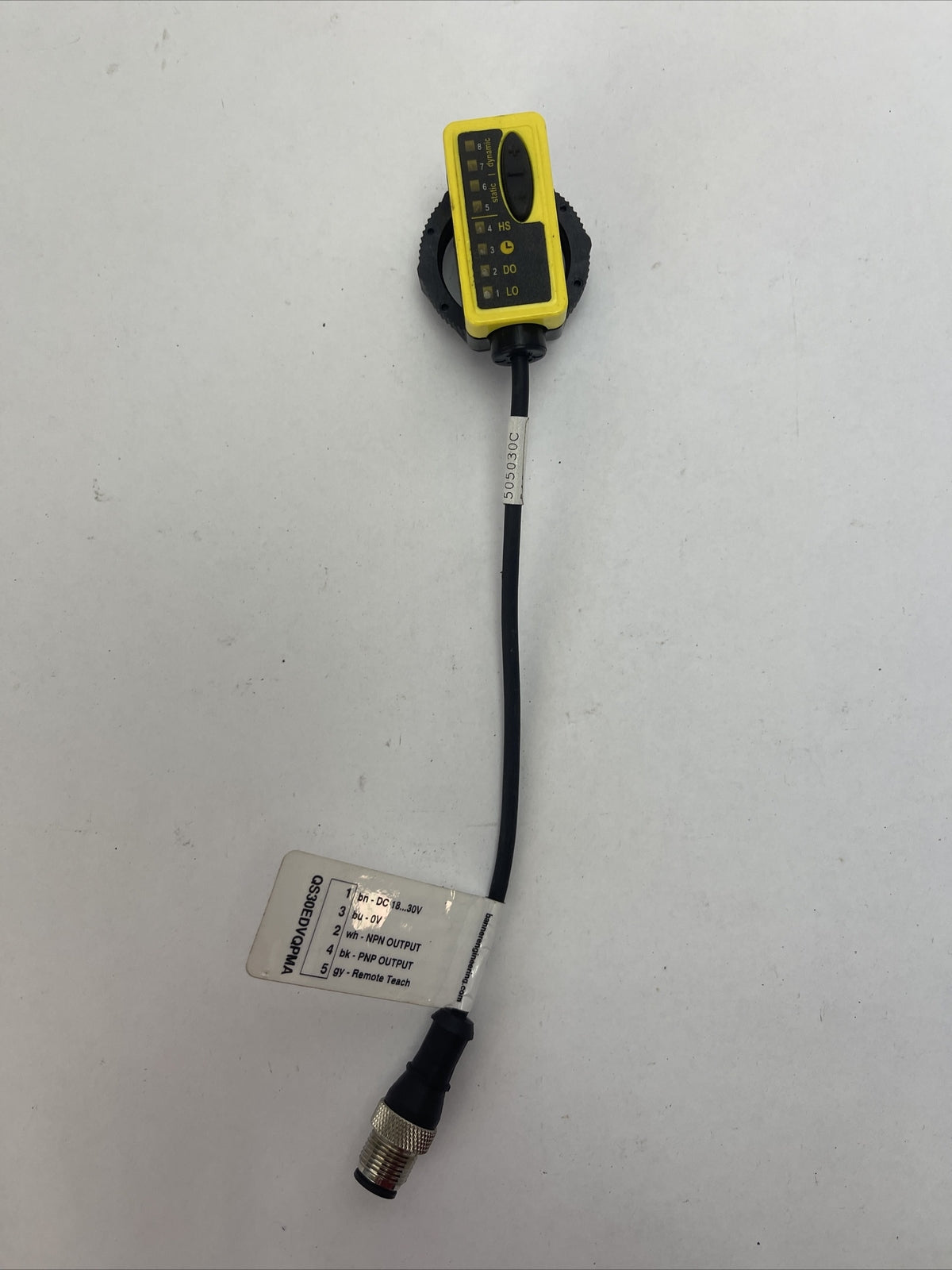 BANNER QS30EDVQPMA PHOTOELECTRIC SENSOR 18-30VDC0