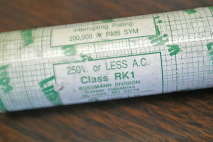 BUSS KTN-R-100 LIMITRON CLASS RK1 FAST-ACTING FUSE / 100A / 250V3