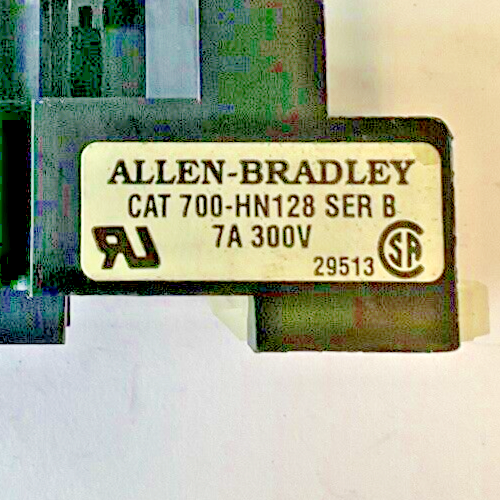 ALLEN BRADLEY 700-HN128 SER.B RELAY SOCKET BASE**LOTOF6**2