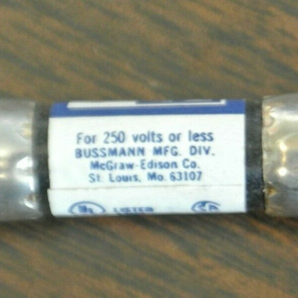 BOX of 10 / BUSS FNA-1/10 DUAL-ELEMENT MIDGET FUSE / 1/10A / 250V / NEW SURPLUS3