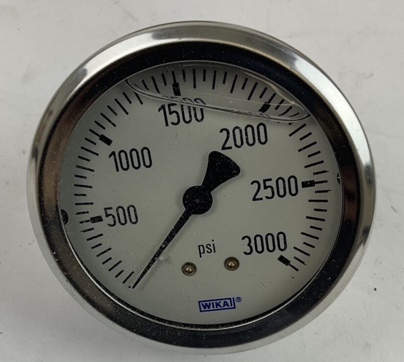 WIKA 213.53 GAUGE 2.5" 1/4NPT  3000PSI CBM****LOTOF3****2