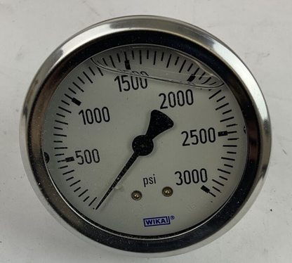 WIKA 213.53 GAUGE 2.5" 1/4NPT  3000PSI CBM****LOTOF3****2
