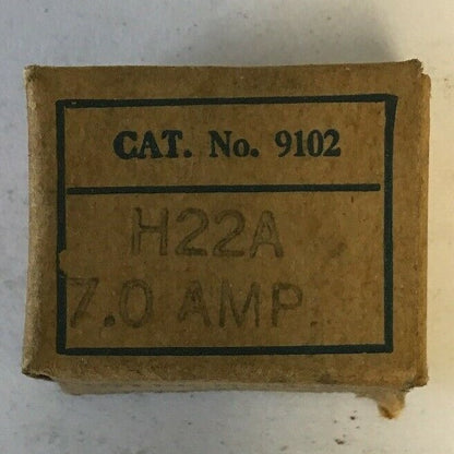 CUTLER HAMMER 9102 H22A  7.0AMP HEATER****LOTOF4****1