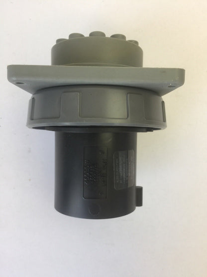 HUBBELL 460B5W PIN & SLEEVE WATERTIGHT INLET 60AMP 600VAC 3POLE 4 WIRE GROUNDING0