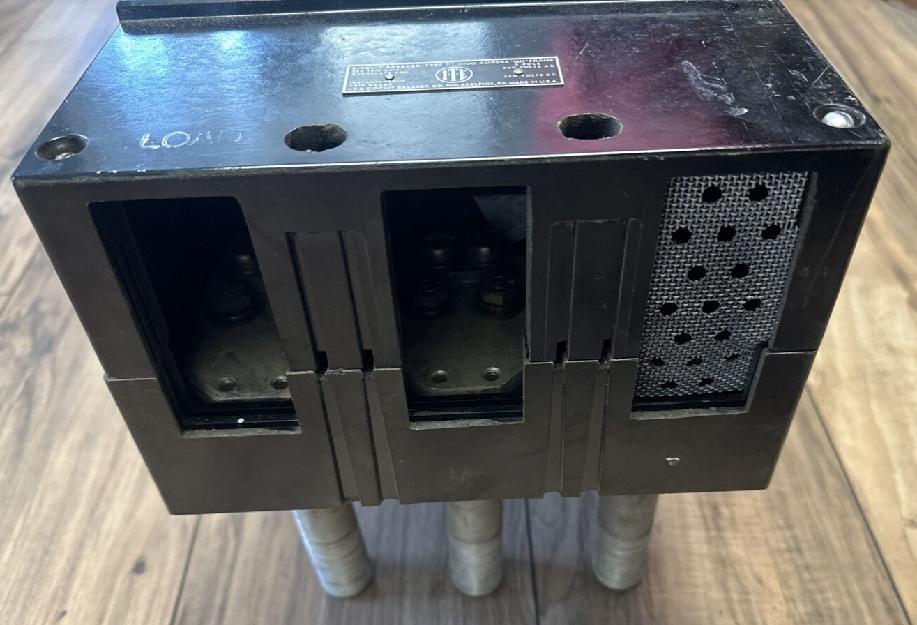 ITE ET9395 1000AMP CIRCUIT BREAKER FRAME 3P 600VAC 250VDC WITH 800AMP TRIP UNIT3