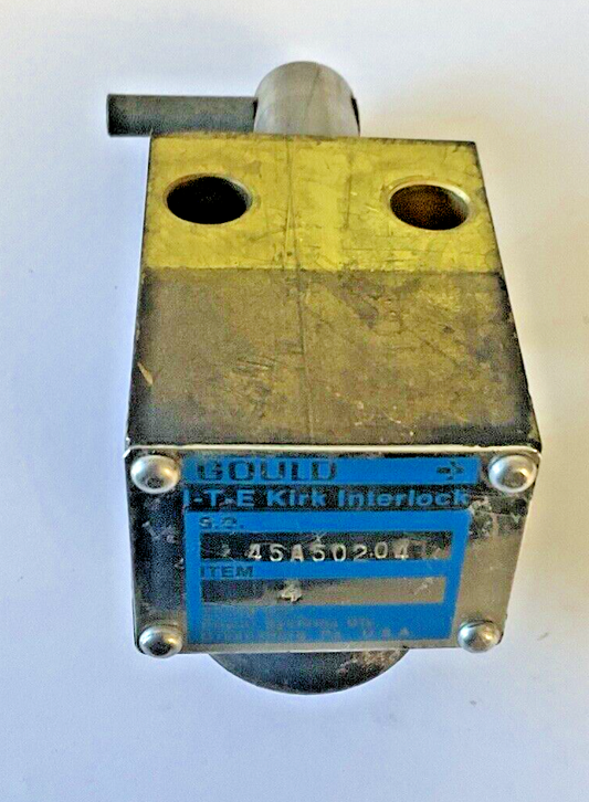 GOULD ITE INTERLOCK 45A50204 INTERLOCK ITEM 4  W/O KEY0