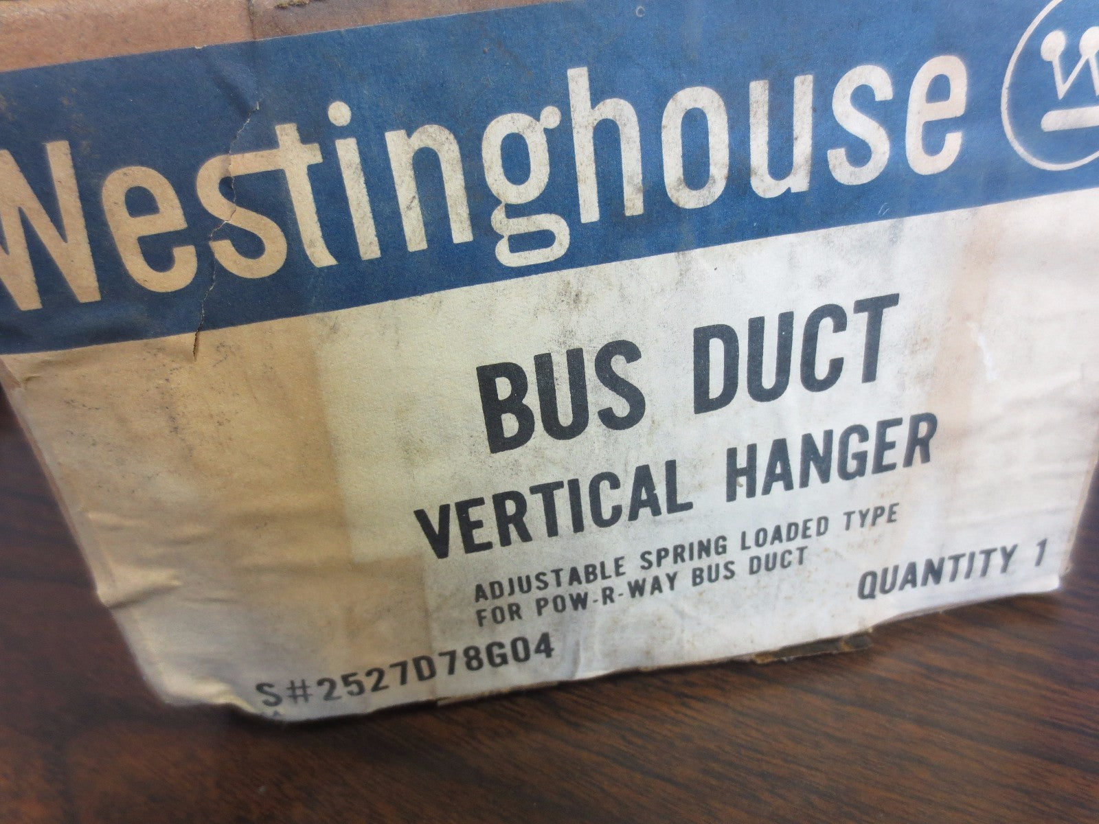 WESTINGHOUSE 2527D78G04 BUS DUCT VERTICAL HANGER, ADJUSTABLE0