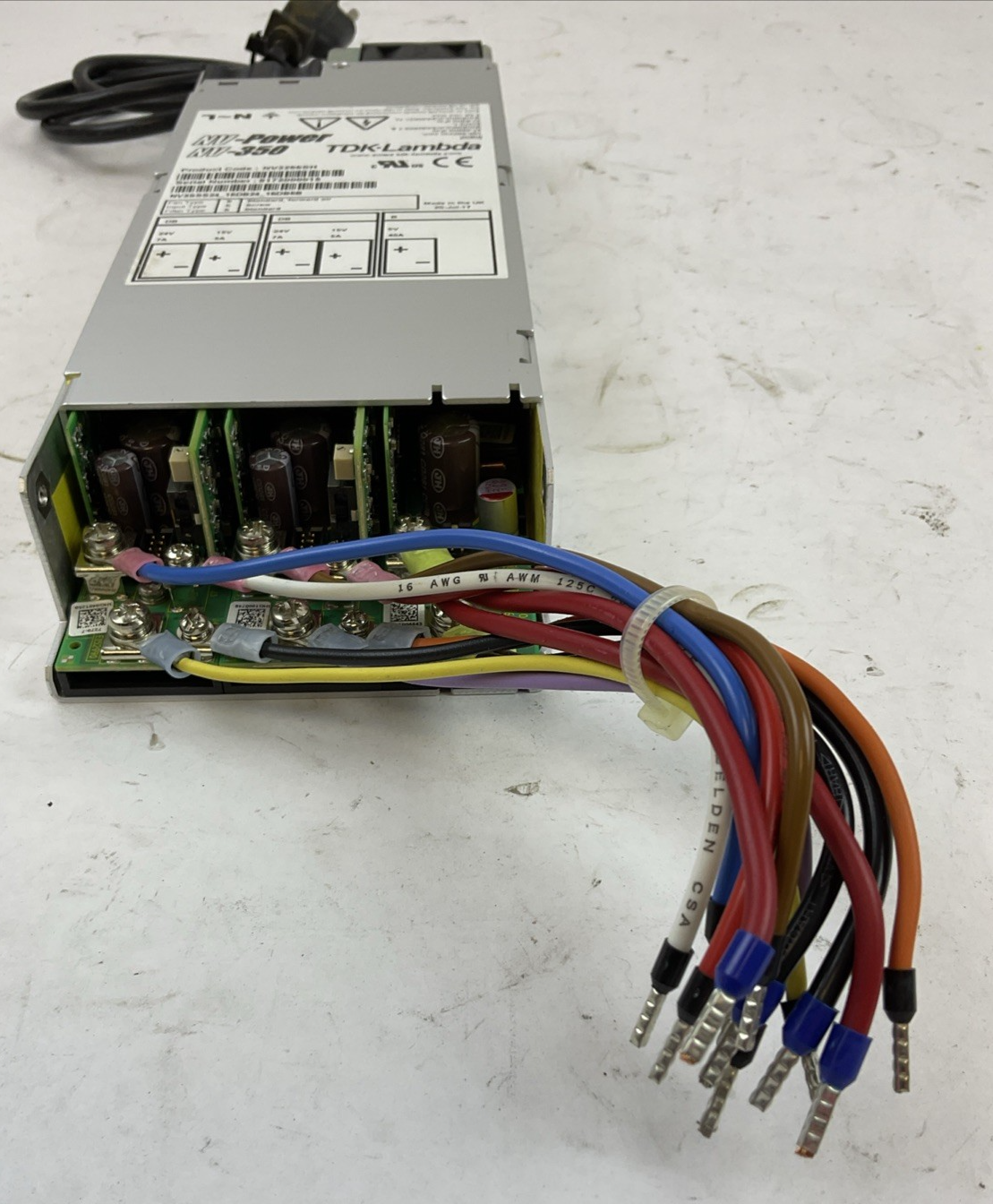 TDK-Lambda NV3266SH POWER SUPPLY NV-POWER NV-350 INPUT 100-240VAC2