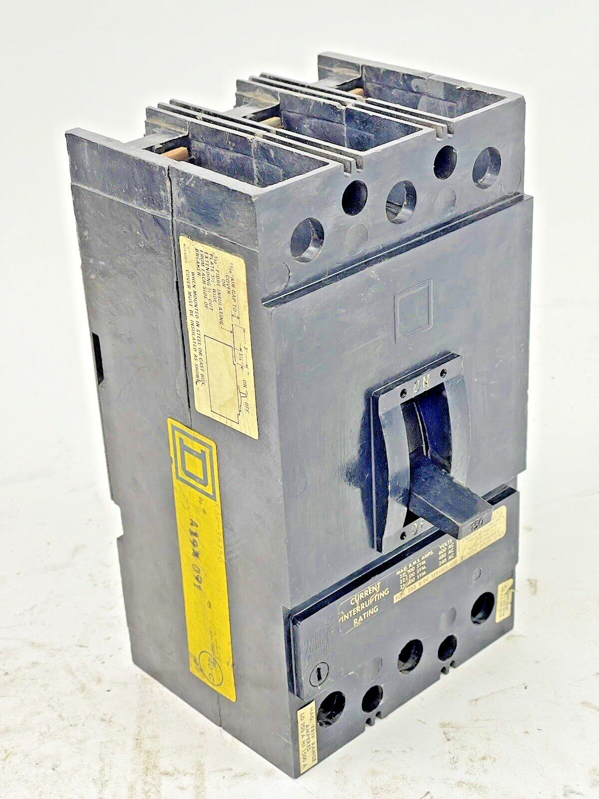 SQUARE D - KAP-36150 - CIRCUIT BREAKER - 150 AMP, 3 POLE, 600 VAC0