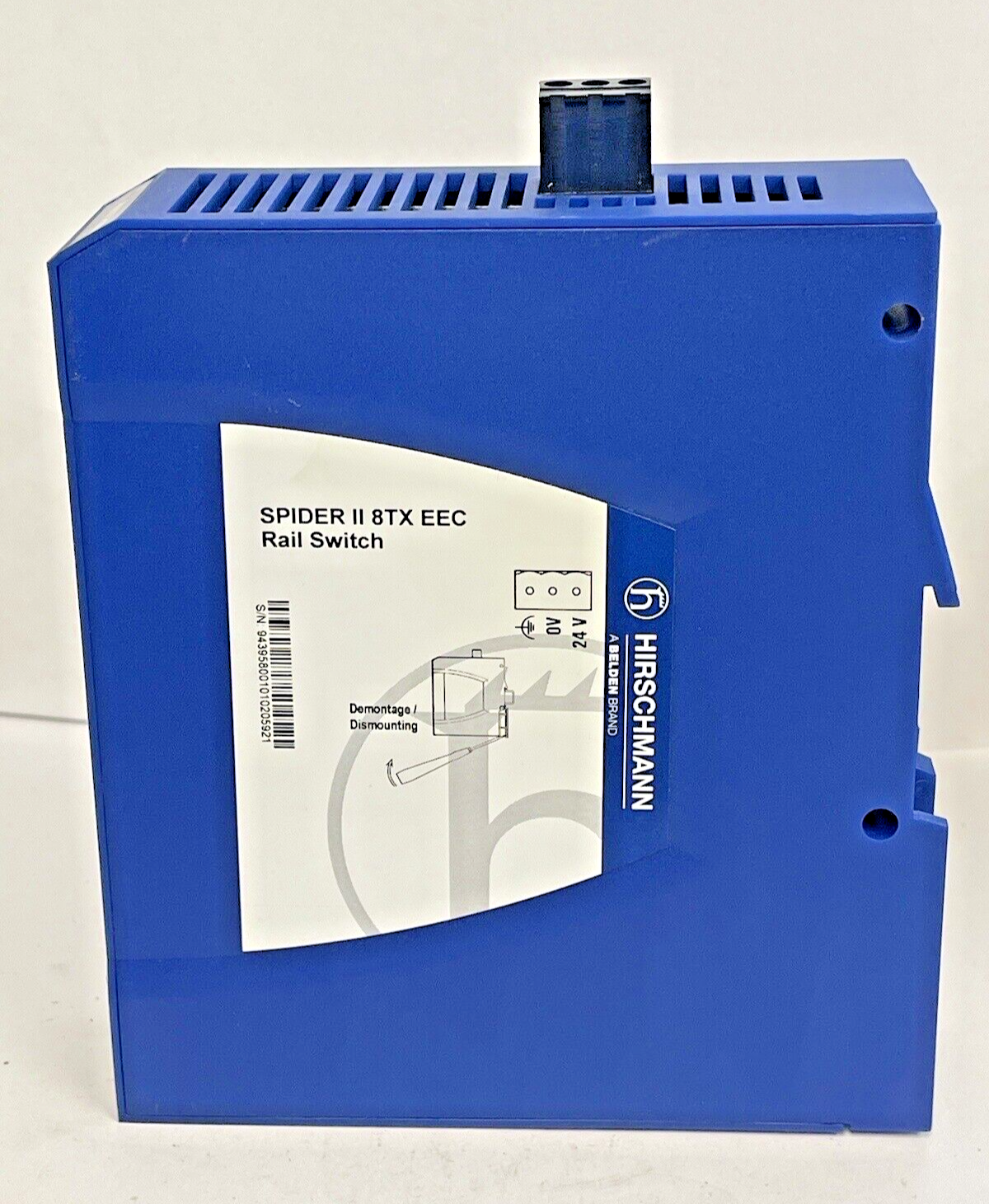 HIRSCHMANN - SPIDER II 8TX EEC - RAIL SWITCH - 8 PORT, 24VDC, 10/100 BASE TX + 23