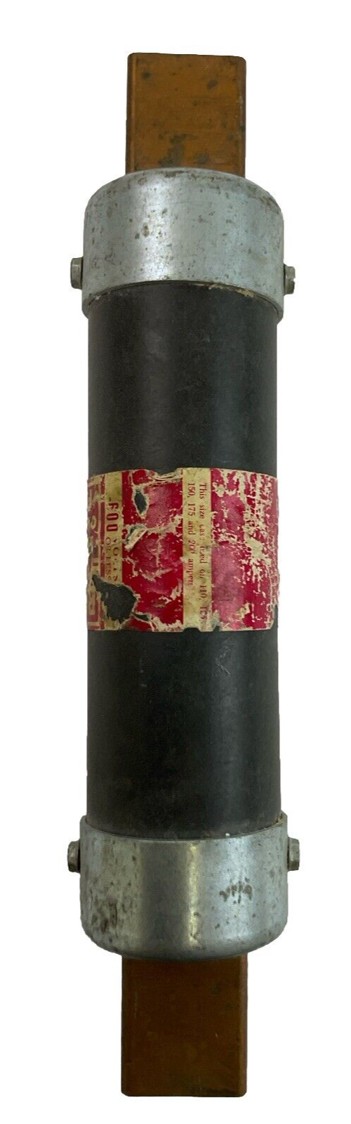 BUSS NOS 200 ONE-TIME FUSE 600VAC 200AMP4