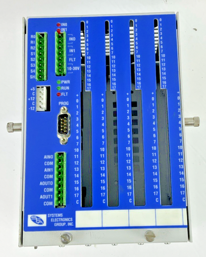 SYSTEMS ELECTRONICS GROUP M4500 PLS/PLC CHASSIS/PROCESSOR 2.0AMP0