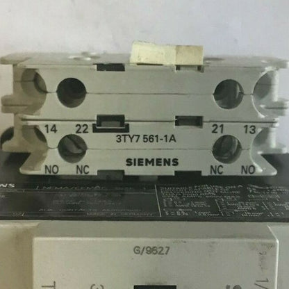 SIEMENS 3TF4422-0A..1 CONT.W/AUX CONTACT 3TY756-1A&3TY75611B W 3UA5500-1J RELAY 3