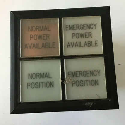 IDEC SLC40N-0202-TE12-FB-NKCR2 ANNUNCIATOR DISPLAY 0