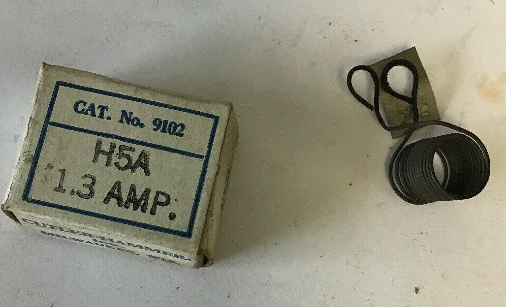 CUTLER HAMMER 9102 H5A 1.3AMP HEATER****LOTOF6****1