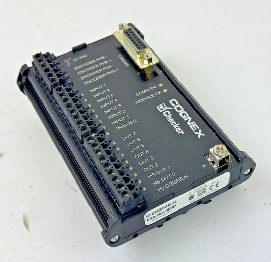 COGNEX - CKR-200-10B0X REV. C - CHECKER MODULE - 900-9012-1R - INPUT 22-26 V0