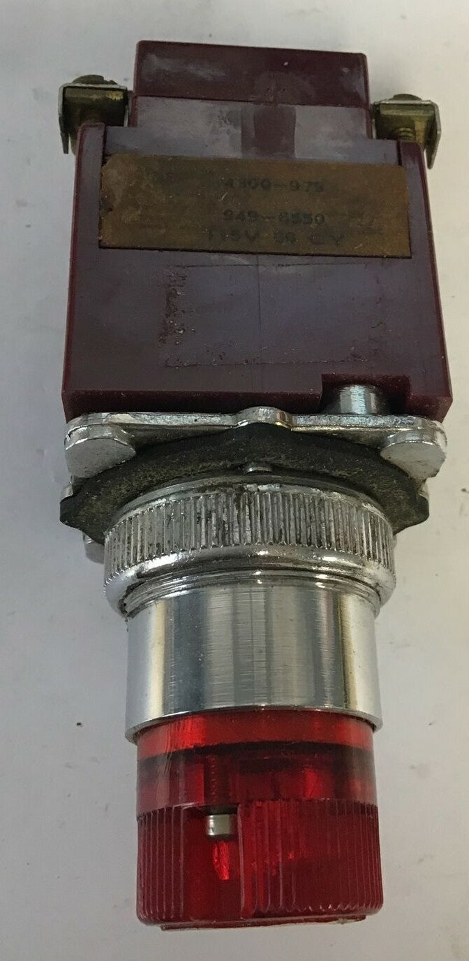  REES 4300-979 SELECTOR KNOB 949-6550 RED KNOB 115V 60CY0