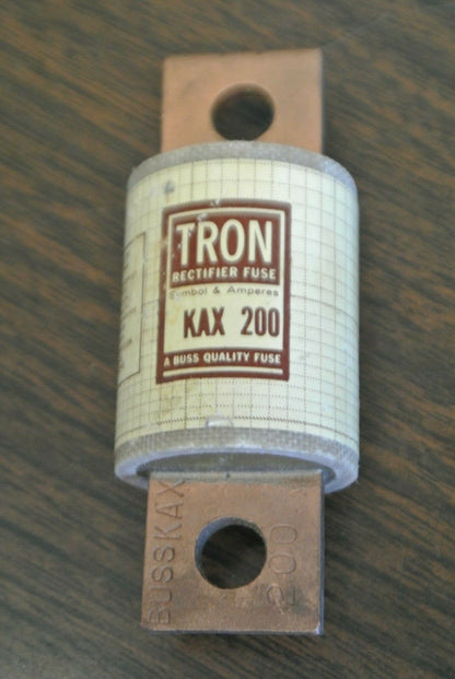BUSS / BUSSMANN KAX200 RECTIFIER FUSE / 200A / 250V / NEW SURPLUS0