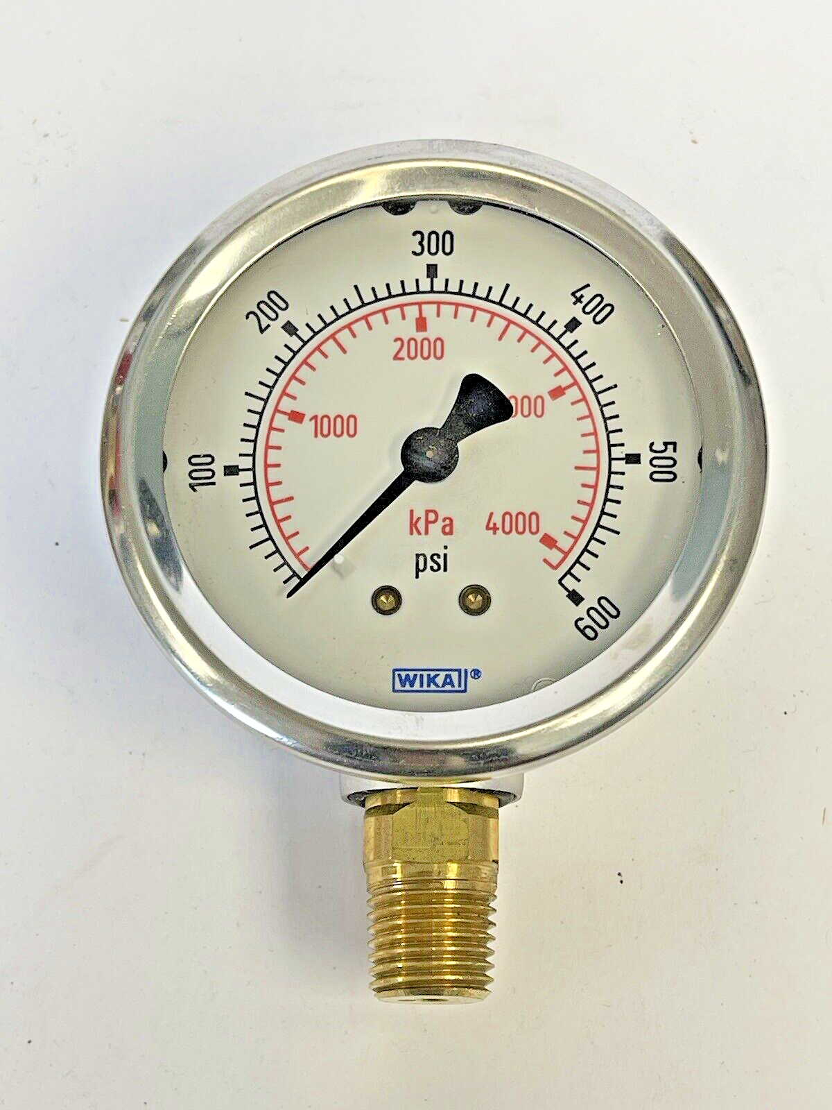 TOPRING - 55.643 - LIQUID GAUGE - 2.5" DIAMETER, 1/4" LM, 0-600 PSI - SS/BRASS3